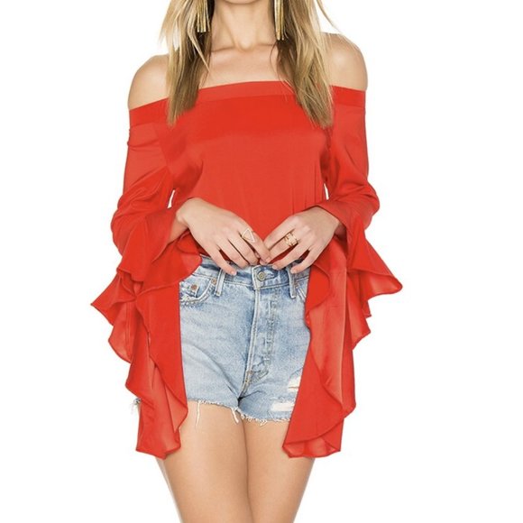 Central Park West L.A Off Shoulder Top | Medium NWOT (Revolve) - Picture 2 of 7